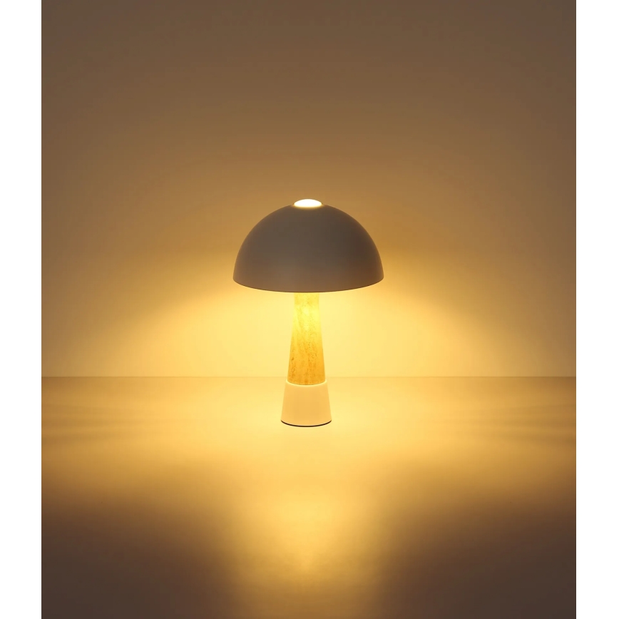 Globo - Pöytälamppu 1xE27ILLU/40W/230V kermanvärinen
