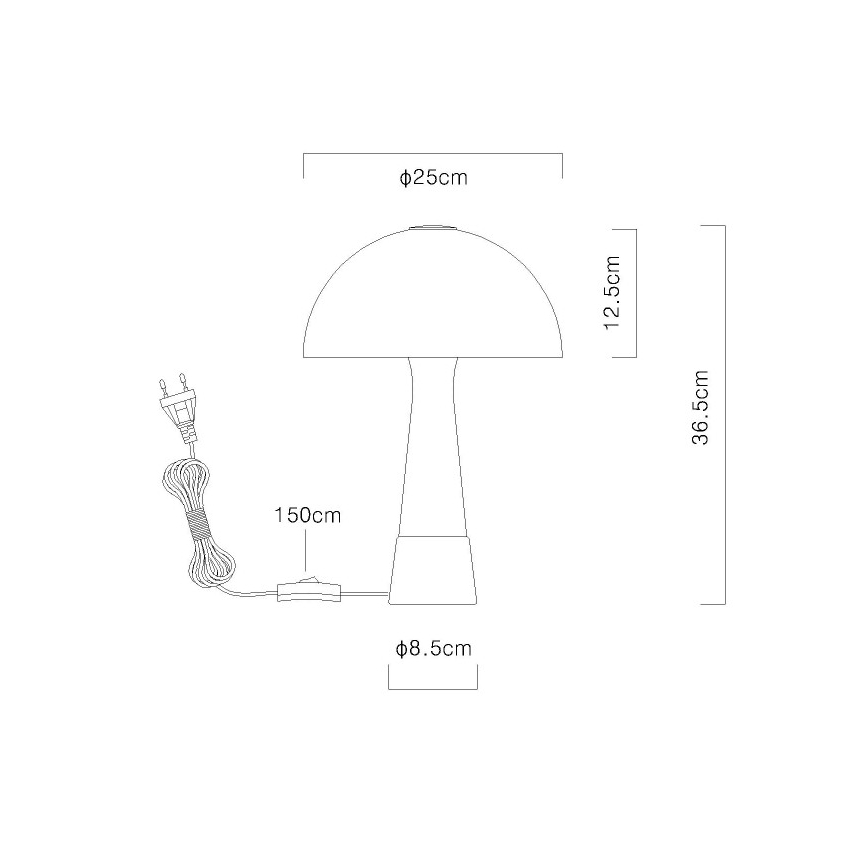 Globo - pöytälamppu 1xE27ILLU/40W/230V, vihreä