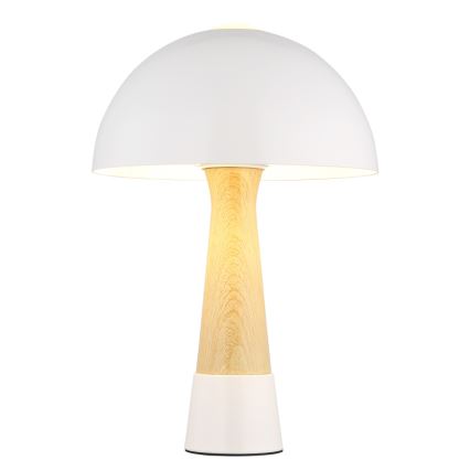 Globo - Pöytälamppu 1xE27ILLU/40W/230V valkoinen