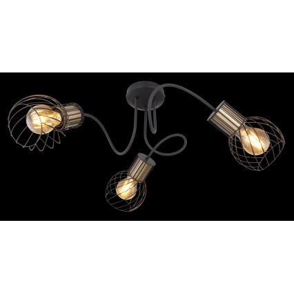 Globo - Kiinteä kattokruunu 3xE27/40W/230V