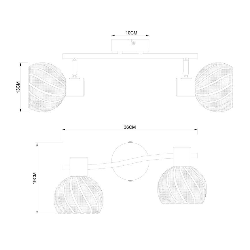 Globo - Kohdevalo 2xE27/40W/230V