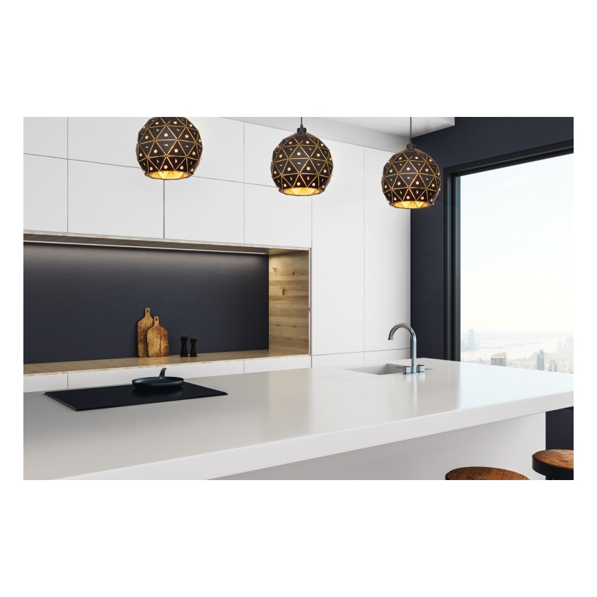 Globo 54029H - Kattokruunu johdossa JODIE 1xE27/60W/230V halkaisija 25 cm