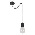 Globo 54030-1HLU - HERMINE vaijerilla roikkuva riippuvalaisin 1xE27/60W/230V