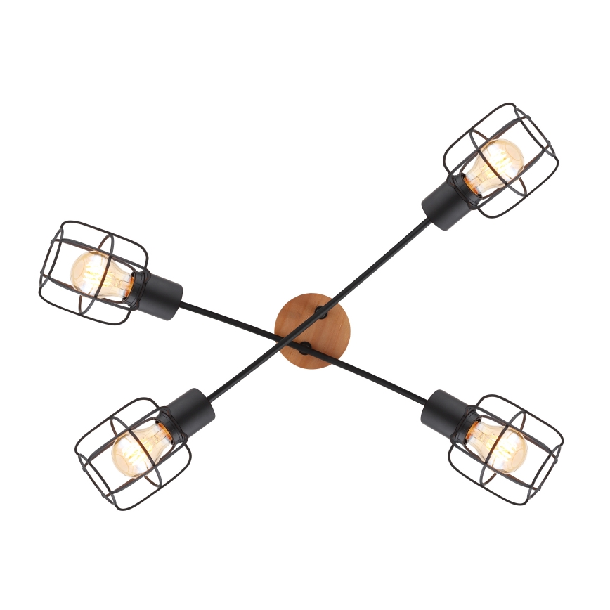 Globo - Pinta-asennettava kattovalaisin 4xE27/40W/230V