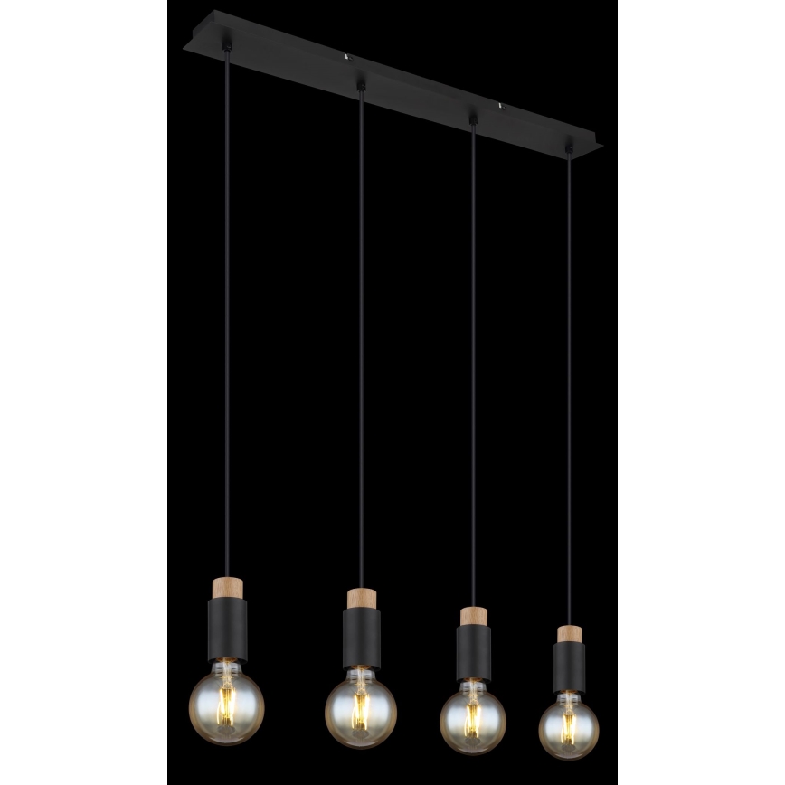 Globo - Kattokruunu johdossa 4xE27/40W/230V