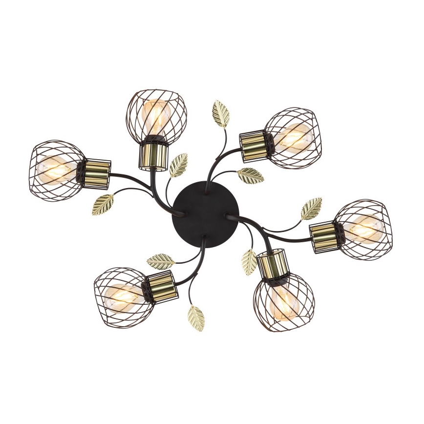 Globo - Pinta-asetettava kattokruunu 6xE27/40W/230V
