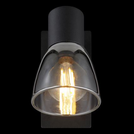 Globo - Seinävalaisin 1xE14/40W/230V musta