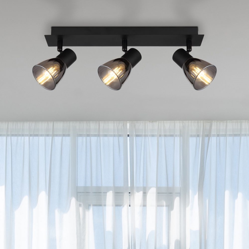 Globo - Kohdevalo 3xE14/40W/230V musta