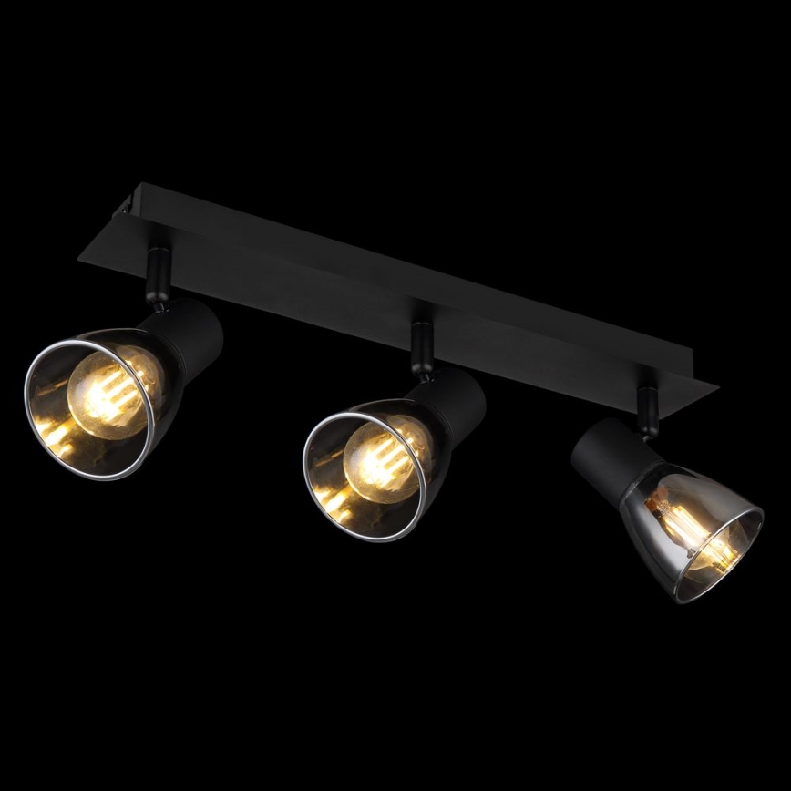 Globo - Kohdevalo 3xE14/40W/230V musta