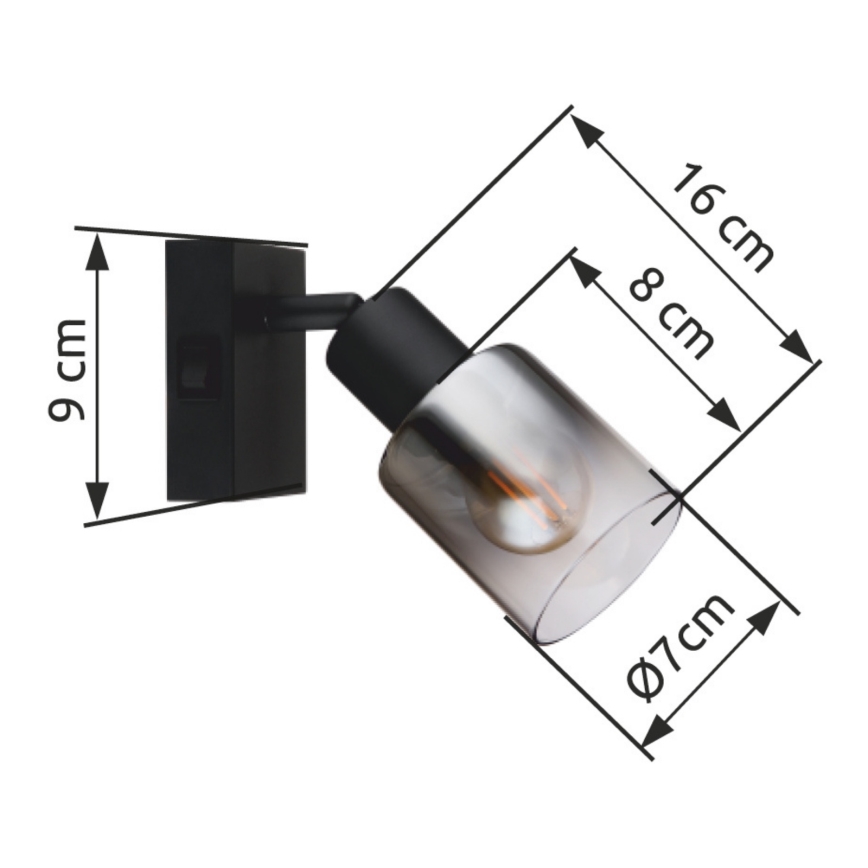 Globo - Seinäkohdevalo 1xE14/40W/230V