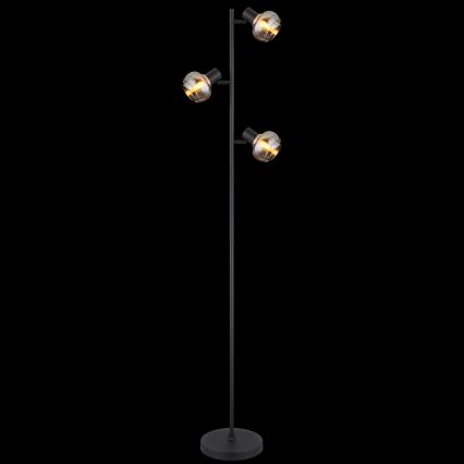 Globo - Lattiavalaisin 3xE14/40W/230V musta