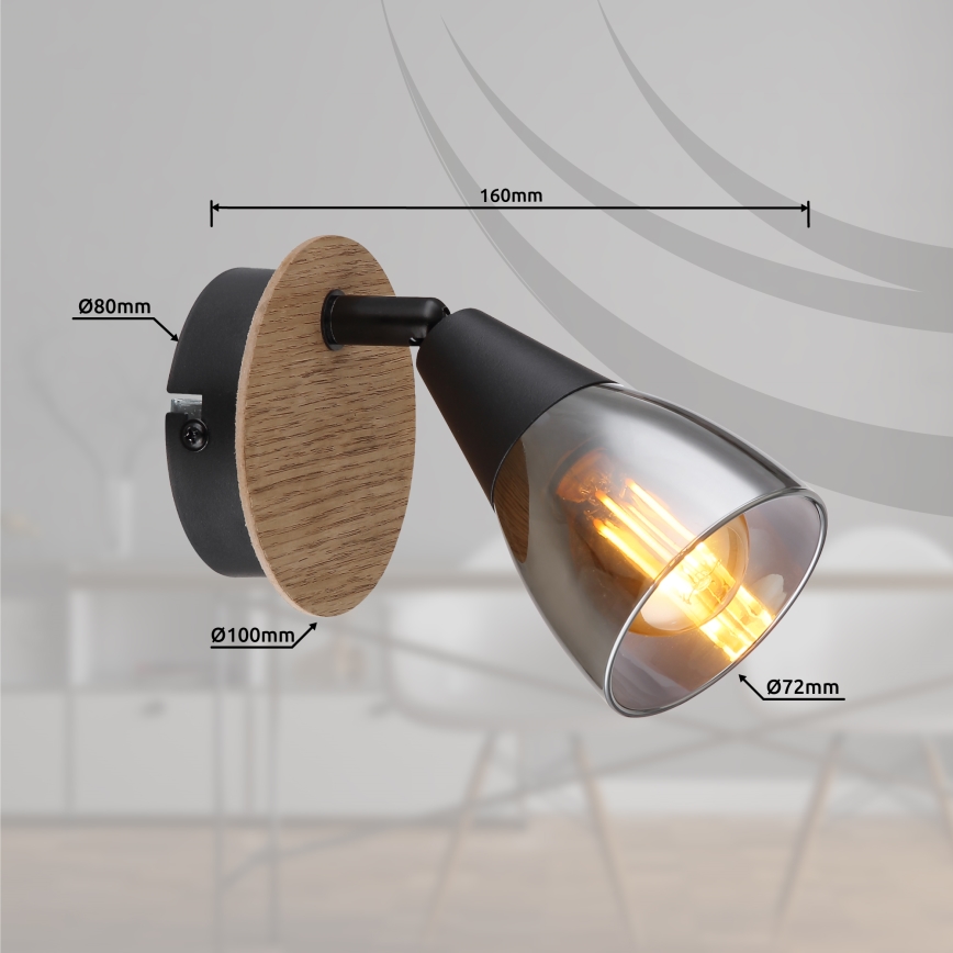 Globo - Seinäkohdevalo 1xE14/25W/230V