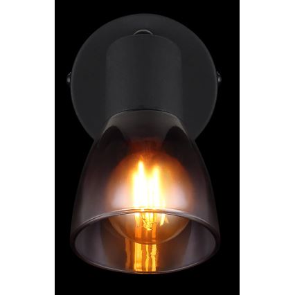 Globo - Seinäkohdevalo 1xE14/25W/230V musta