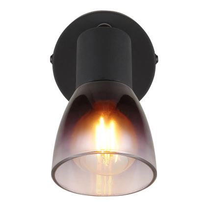 Globo - Seinäkohdevalo 1xE14/25W/230V musta