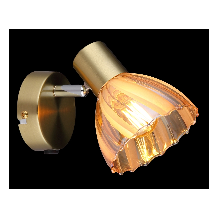 Globo - Seinäkohdevalo 1xE14/40W/230V kulta