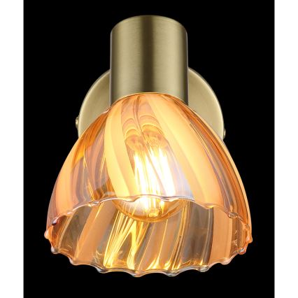 Globo - Seinäkohdevalo 1xE14/40W/230V kulta