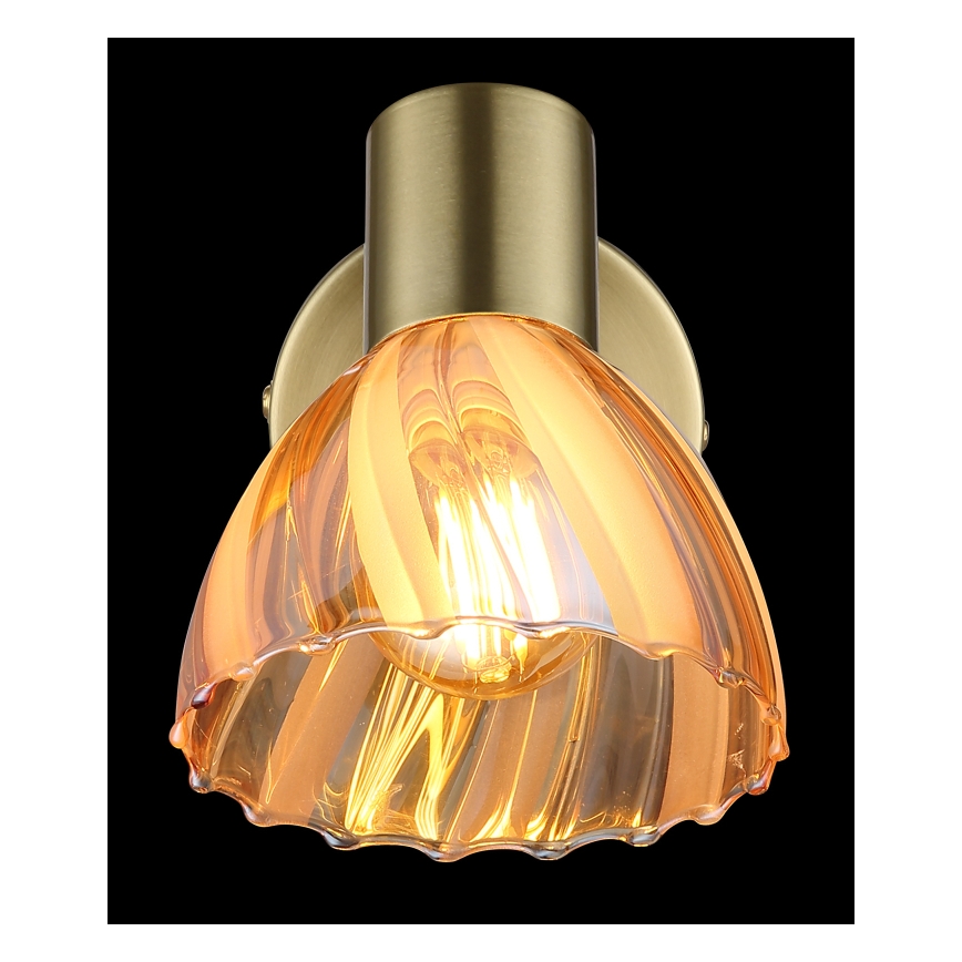 Globo - Seinäkohdevalo 1xE14/40W/230V kulta