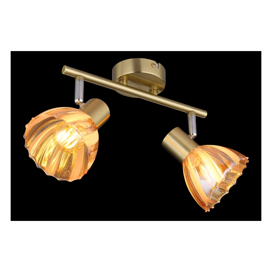 Globo - Kohdevalo 2xE14/40W/230V kulta