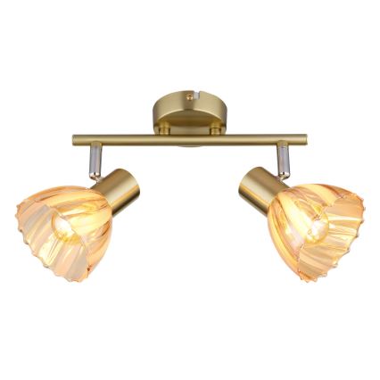 Globo - Kohdevalo 2xE14/40W/230V kulta