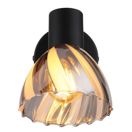 Globo - Seinäkohdevalo 1xE14/40W/230V musta