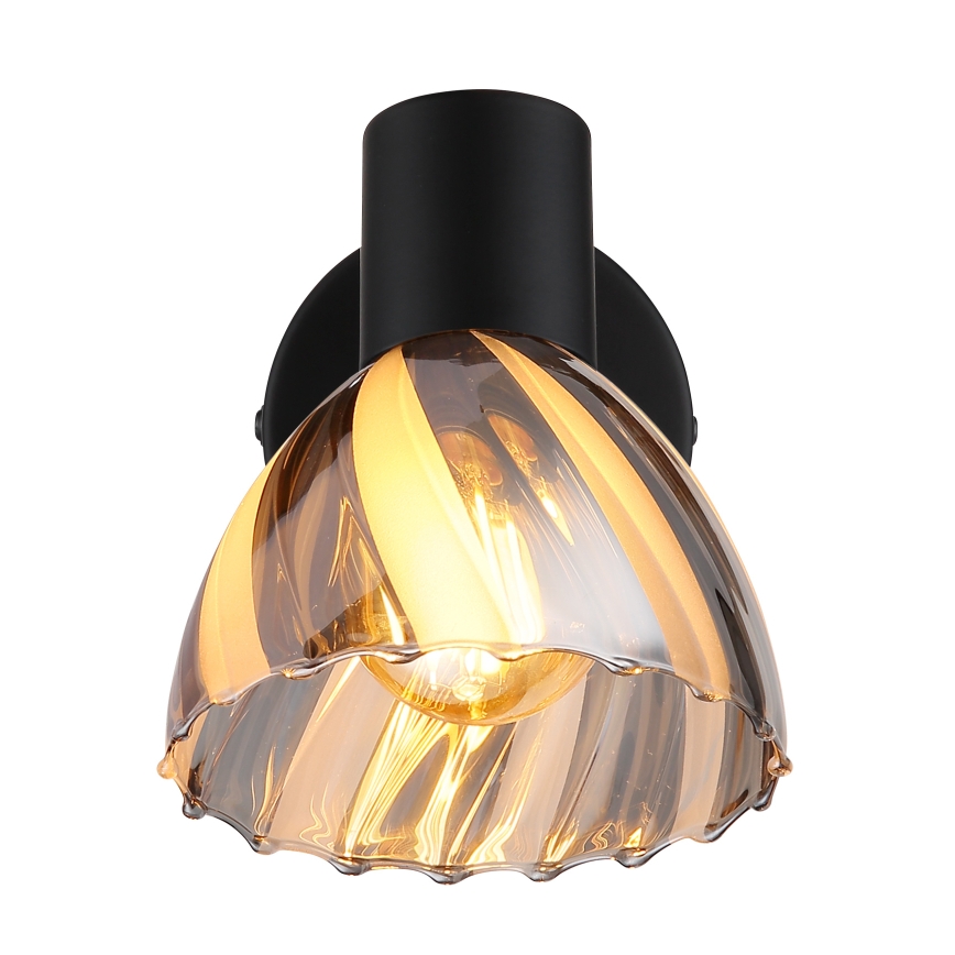 Globo - Seinäkohdevalo 1xE14/40W/230V musta