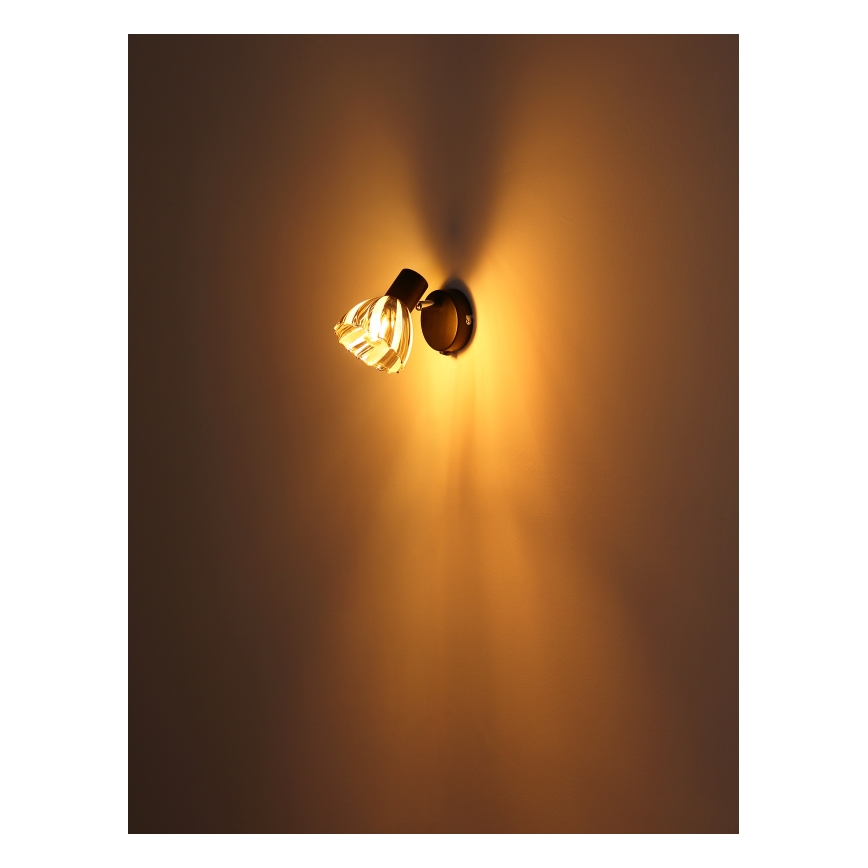 Globo - Seinäkohdevalo 1xE14/40W/230V musta