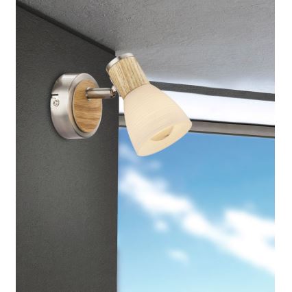 Globo - Kohdevalo 1xE14/40W/230V tuhka