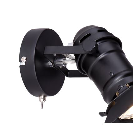 Globo - Seinään asennettava kohdevalaisin 1xGU10/50W/230V