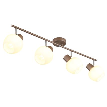 Globo - 4-lamppuinen spottivalaisin 4xE27/40W/230V