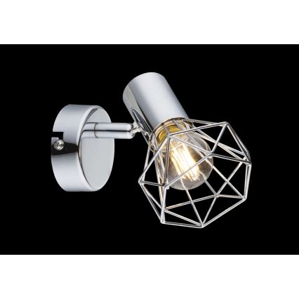 Globo - Seinäkohdevalo 1xE14/40W/230V kiiltävä kromi