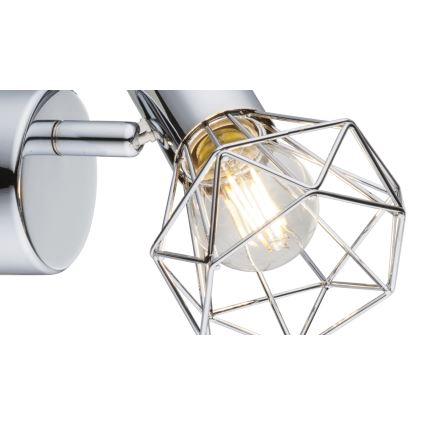 Globo - Seinäkohdevalo 1xE14/40W/230V kiiltävä kromi