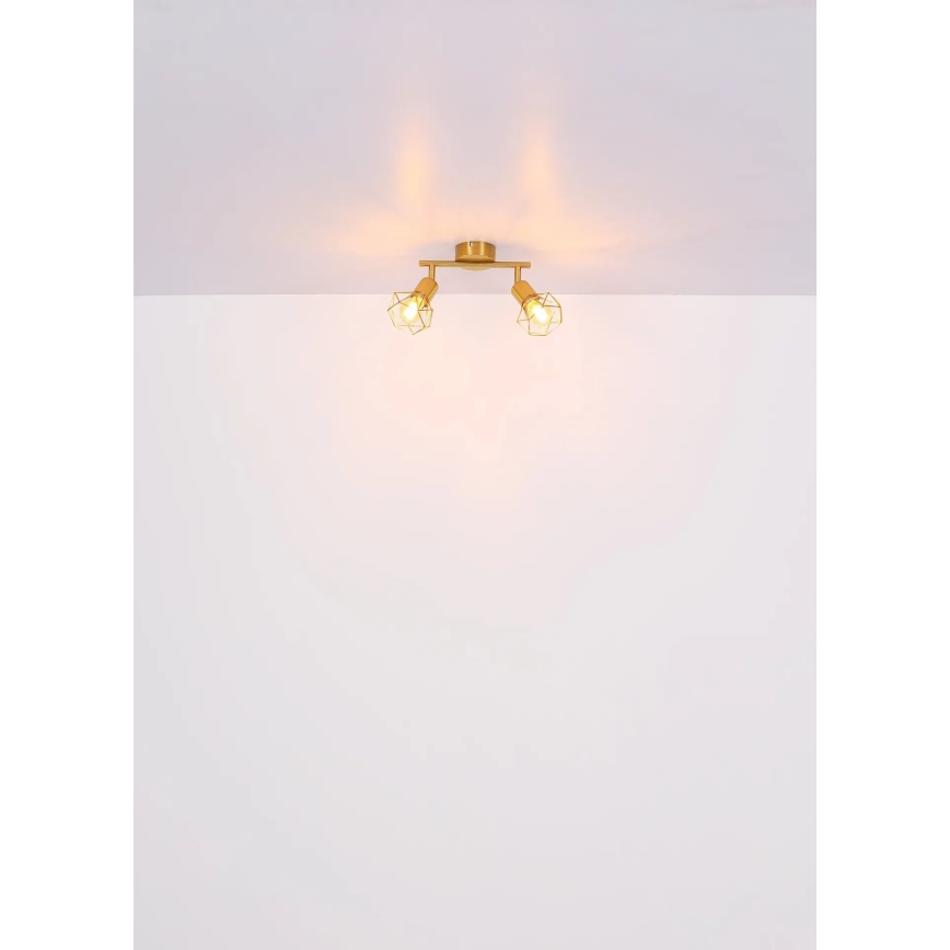 Globo - Kohdevalo 2xE14/40W/230V kulta