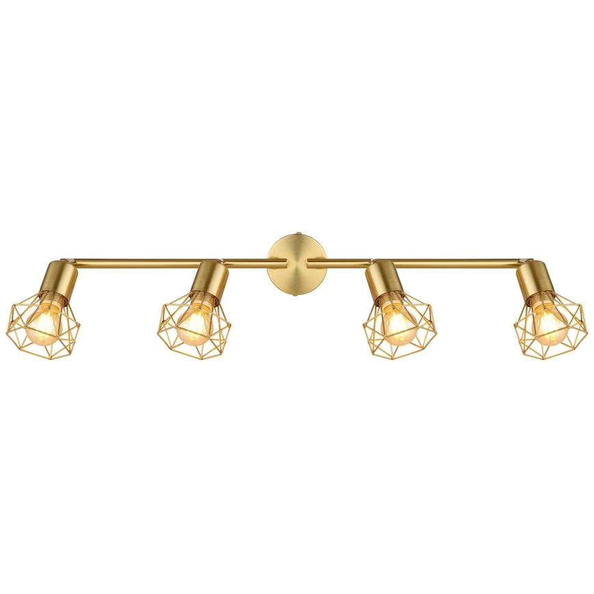 Globo - Kohdevalo 4xE14/40W/230V kulta