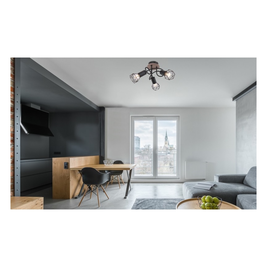 Globo - Pinta-asetettava kattokruunu 3xE14/40W/230V