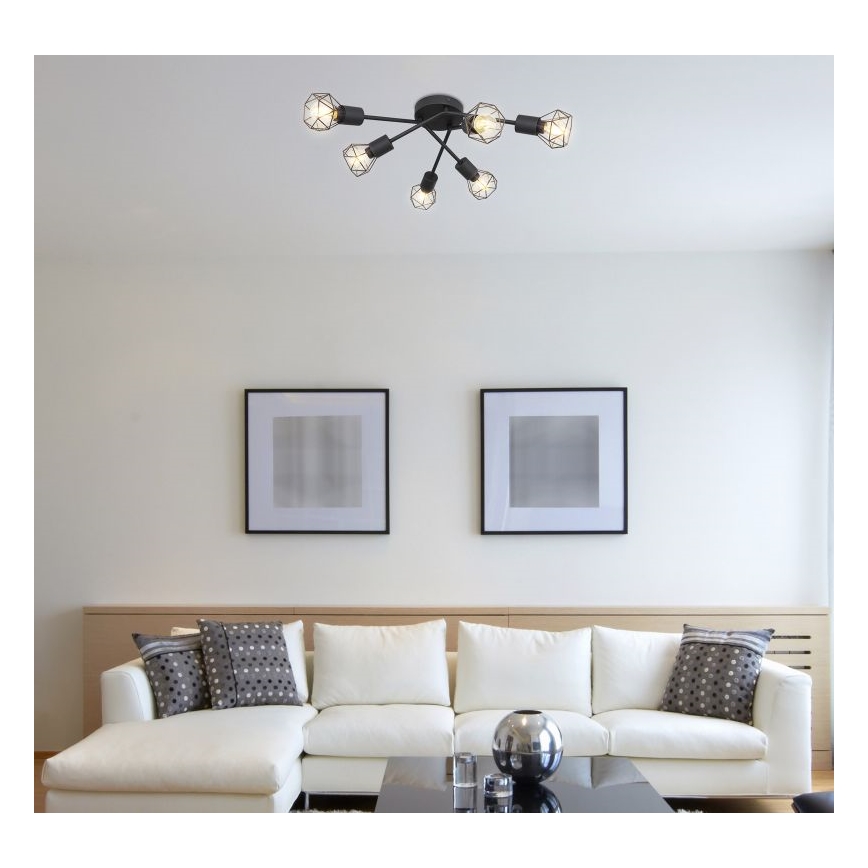 Globo - Kiinteä kattokruunu 6xE14/40W/230V