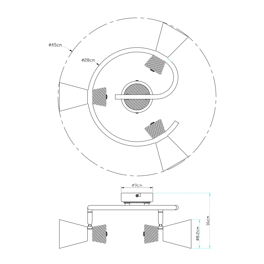 Globo - Kohdevalo 3xE14/25W/230V