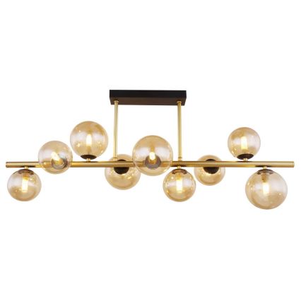 Globo - LED-kattokruunu tangossa 9xG9/3W/230V messinki