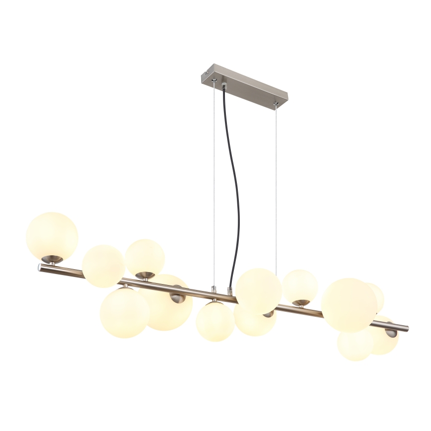 Globo - LED-lattiavalaisin 13xG9/3,5W/230V valkoinen