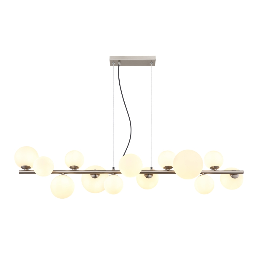 Globo - LED-lattiavalaisin 13xG9/3,5W/230V valkoinen