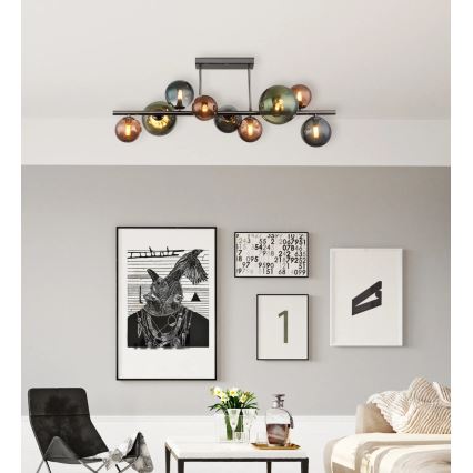 Globo - LED-kattokruunu varrella 9xG9/3W/230V