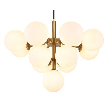 Globo - Kattokruunu johdossa 13xG9/5W/230V halkaisija 56 cm kulta