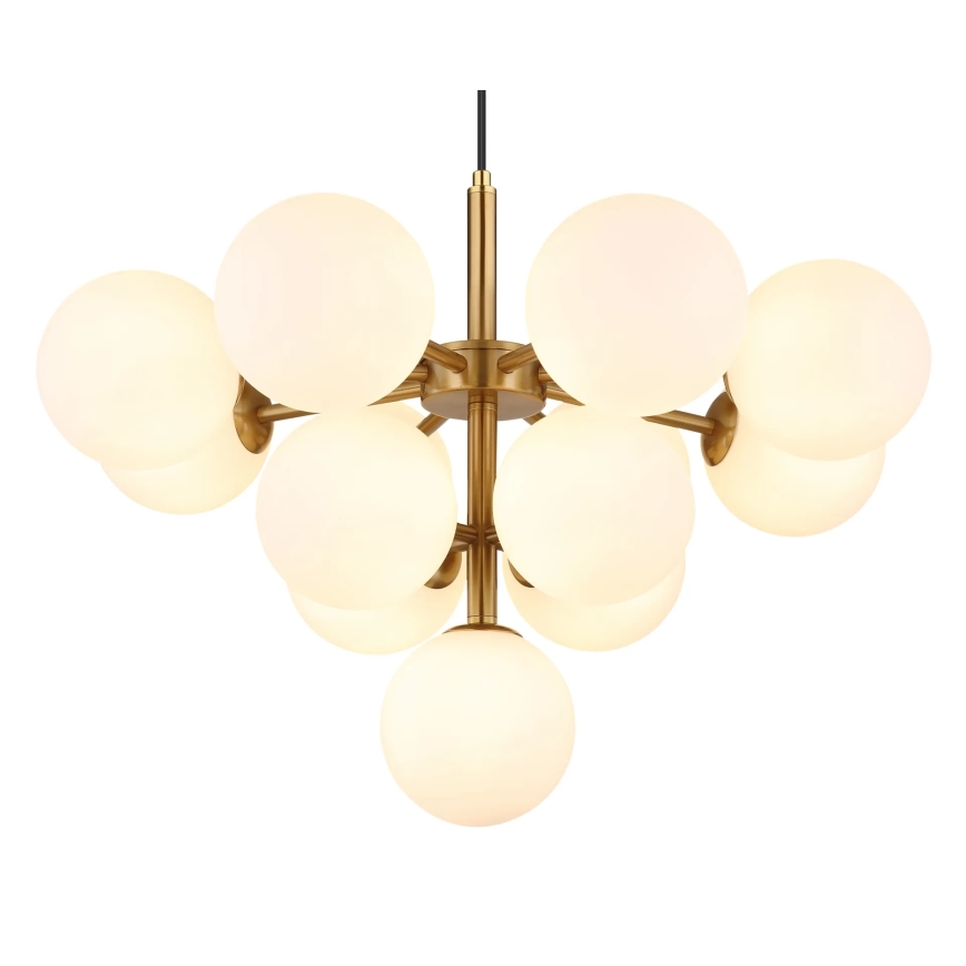 Globo - Kattokruunu johdossa 13xG9/5W/230V halkaisija 56 cm kulta