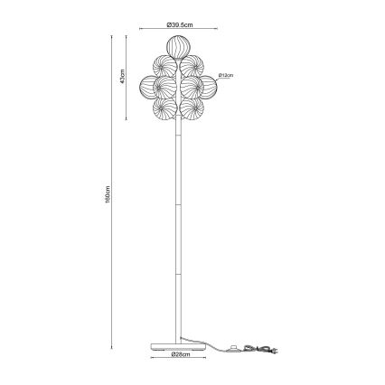 Globo - Lattiavalaisin 13xG9/4W/230V