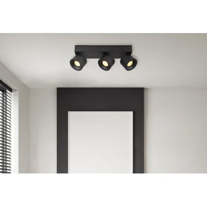 Globo - LED-kohdevalaisin 3xLED/6W/230V musta