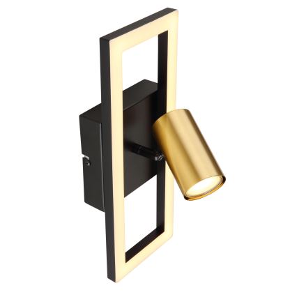 Globo - LED-seinävalaisin 1xGU10/5W/230V + LED/12W/230V