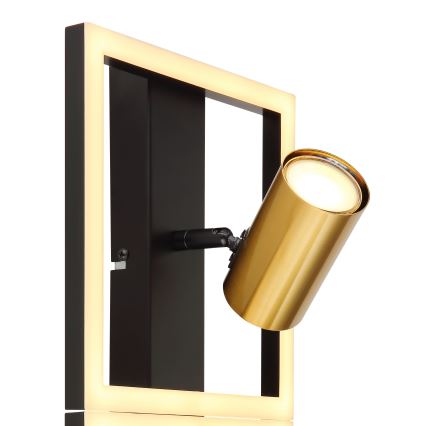 Globo - LED-kattovalaisin 2xGU10/5W/230V + LED/22W/230V