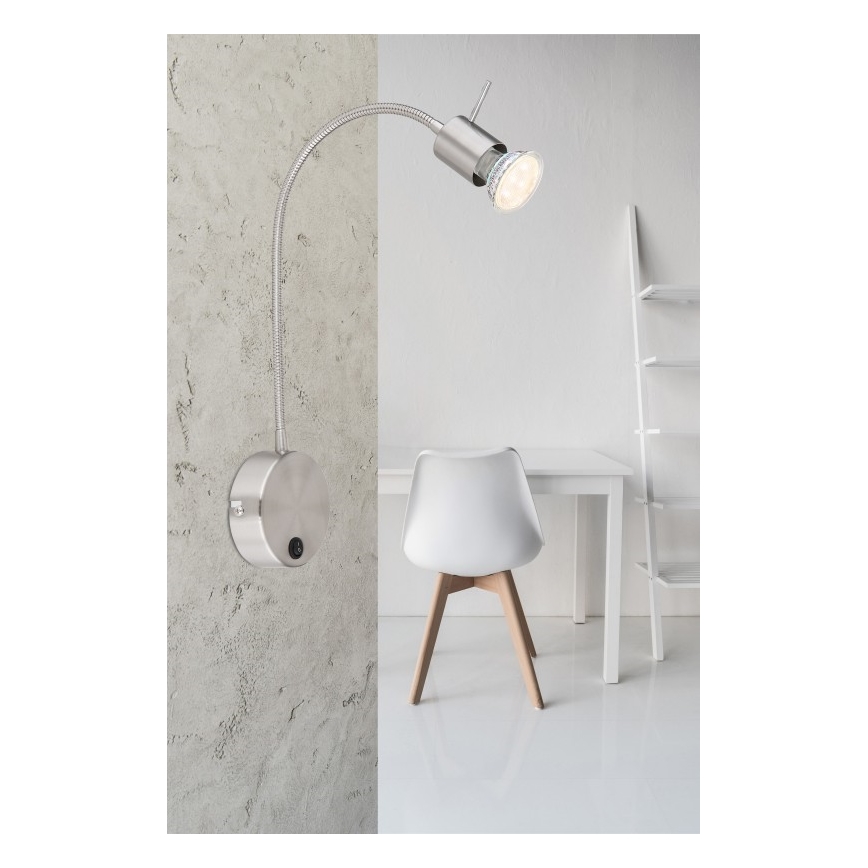 Globo - Joustava pöytävalaisin 1xGU10/35W/230V