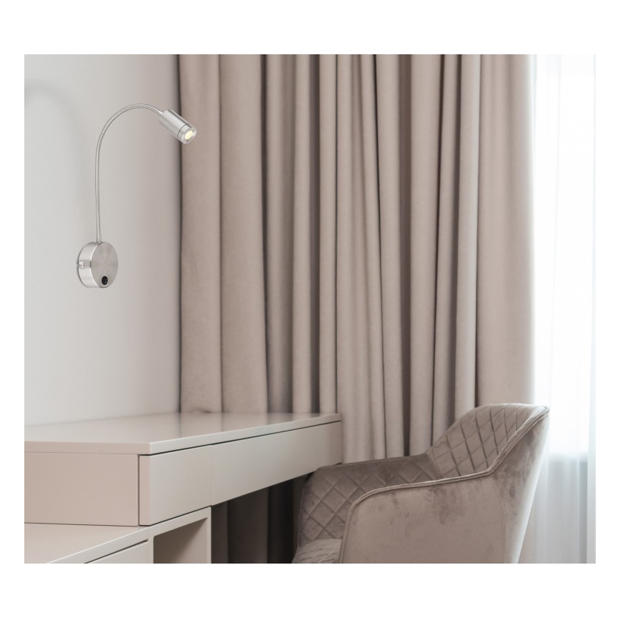 Globo - taipuisa LED-lukuvalo LED/3W/230V