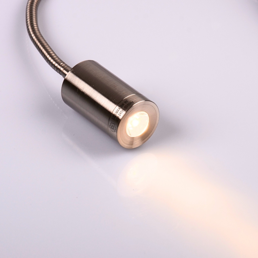 Globo - taipuisa LED-lukuvalo LED/3W/230V