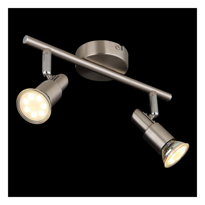 Globo - LED-kohdevalaisin 2xGU10/3W/230V